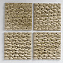 plaquettes de parement Mamba - Usage intérieur et extérieur. Base en ciment. Aspect vieille pierre