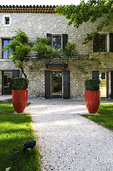 Dans le jardin du Mas des Isords...