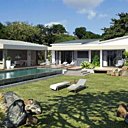 Villa sur plateau surplombant la rivière du Rempart