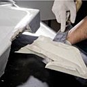 1- Enduit sur morceau cassé