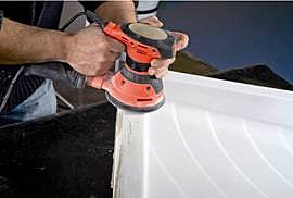 4- Poncer avec une machine