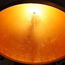 Cloches lumineuses revêtues à l'or fin