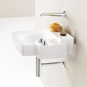 Les poignées sur la vasque, le bec verseur le mur, ou l'inverse ?