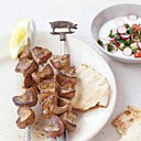 Brochettes de rognons de porc tandori