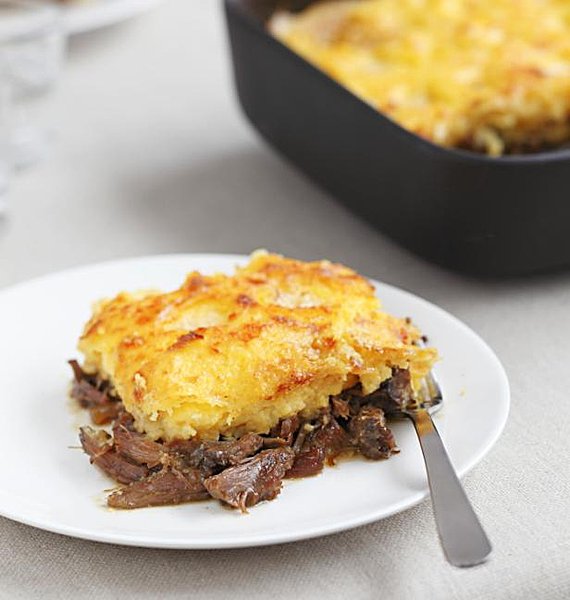 Faux parmentier de queue de boeuf