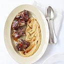 Rognons de génisse et purée de lentilles
