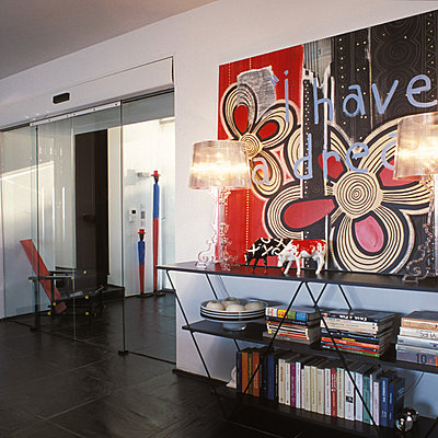 Le Red & Blue de Rietvield tient une place privilégie au sein d'une déco colorée