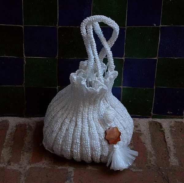 Le sac Nini en sabra blanc