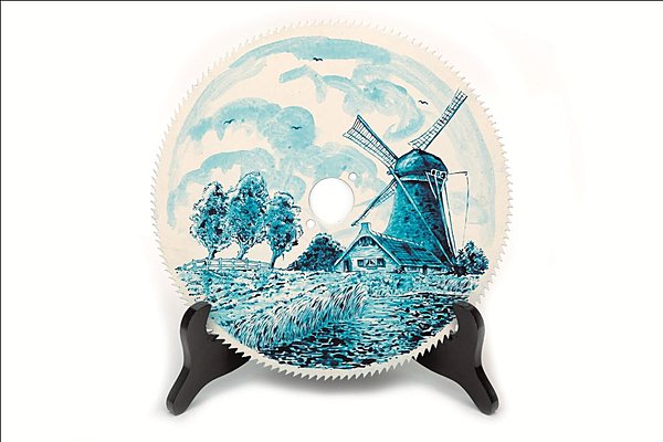 Lame de scie circulaire façon Delft