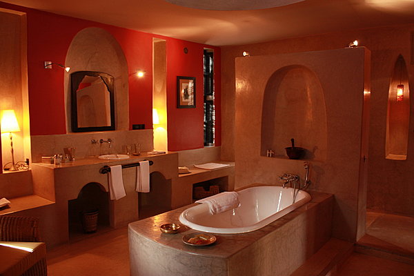 Salle de bains d'une villa