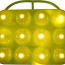 Boîte à oeufs lumineuse