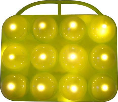 Boîte à oeufs lumineuse