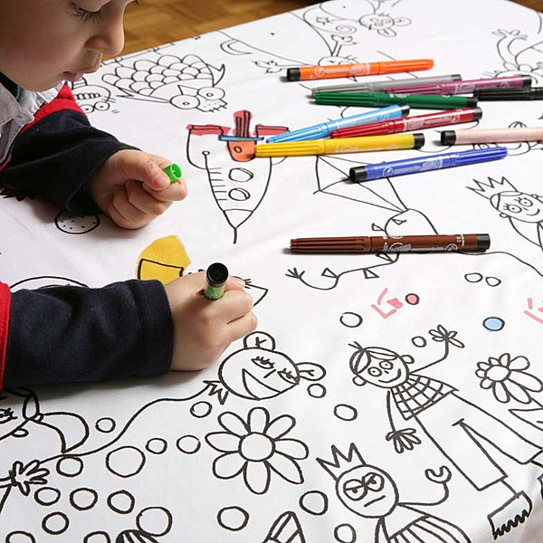 Nappe à colorier-Marielle Bazard