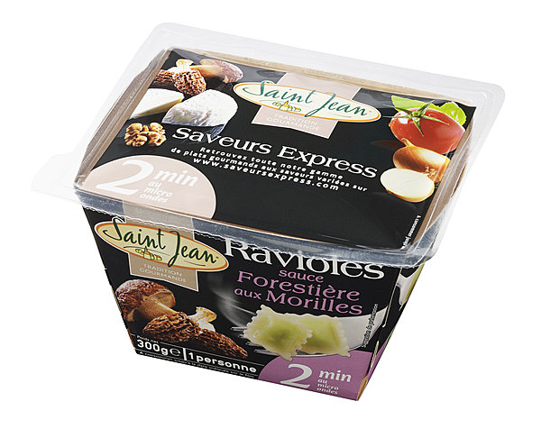 Les célèbres ravioles de Romans avec une sauce forestière aux morilles