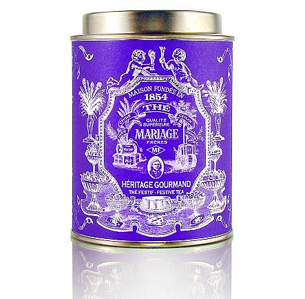 Boîte de thé Héritage Gourmand chez Mariage Frères