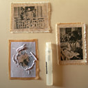 Frotter et enlever le papier