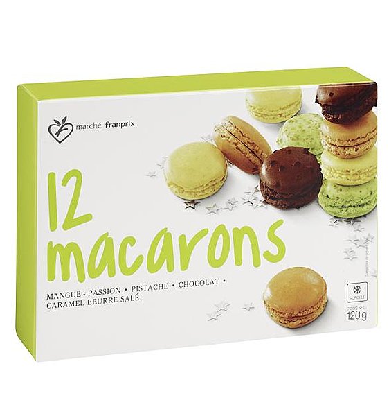 Avant, après, en déco... toujours besoin d'un macaron, Franprix