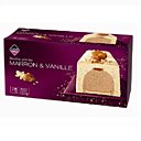 Festif, le marron est à l'honneur dans la bûche glacée Leader Price