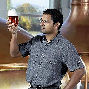 Marc Vaitilingom et sa Kronenbourg de Noël