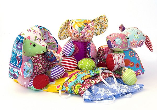 Les doudous et leurs sacs