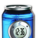 Cette horloge n’a pas besoin de piles. Il suffit de la remplir d’eau pour qu’elle fonctionne avec un affichage digital. Autonomie 2 semaines. Fabriquée en plastique biodégradable, elle est recyclable. 11 x 5,5 cm. 14,90 €. Horloge à eau canette. L’arbre à bulles.