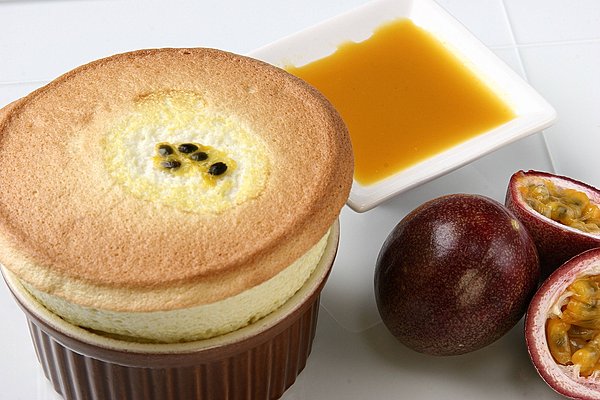 En hommage aux fruits de la passion, dessert bien gonflé !