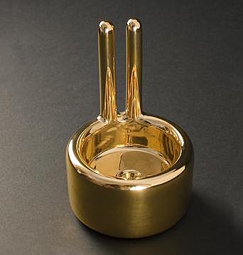 Cendrier  La chose en version gold, 2008