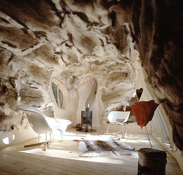 Archaic Shelter par Elizabeth Leriche, Parcours d'influence Maison&Objet sept.2010,  Designer Maartje Lammers