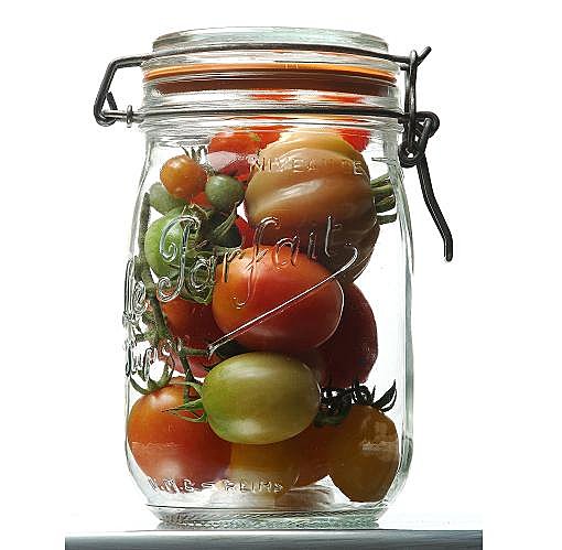 Bocaux de tomates de toutes les couleurs avec Le Parfait