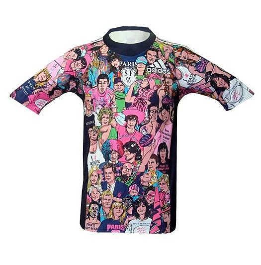 Le maillot Foule reprens les motifs de la bouteille 2009