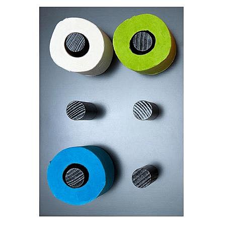 Petit modèle: 6 rouleaux sur fond noir