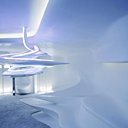 Zaha Hadid s'adonne avec un grand plaisir aux formes libres et organiques