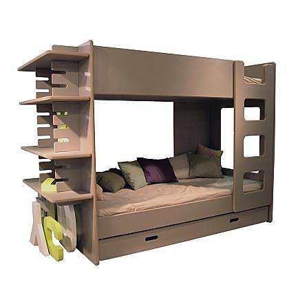 Contemporain et modulable, le lit superposé David