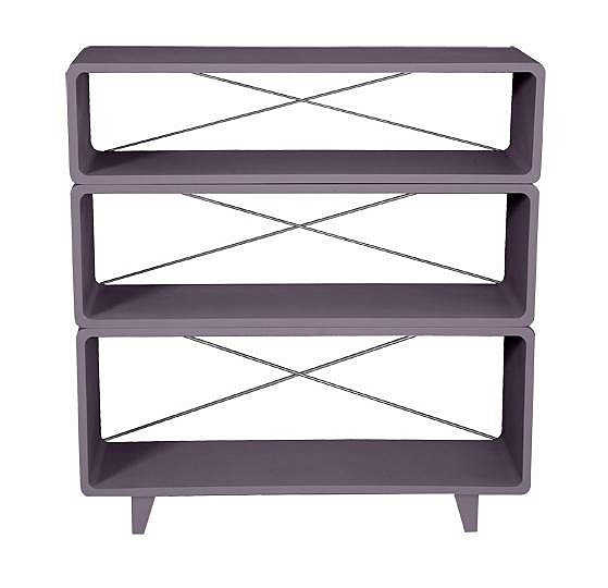 Pratique, la bibliothèque Millefeuille violette