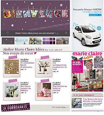 Site Marie Claire Idées