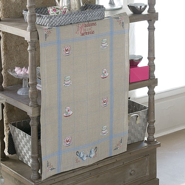 Torchon "Sèvres" en lin