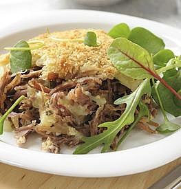 L'acidité du céleri atténué par la pomme de terre équilibre les saveurs puissantes de l'agneau