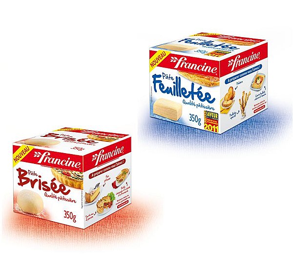 Brisée pour les tartes classiques ou feuilletée pour galettes, croissants...