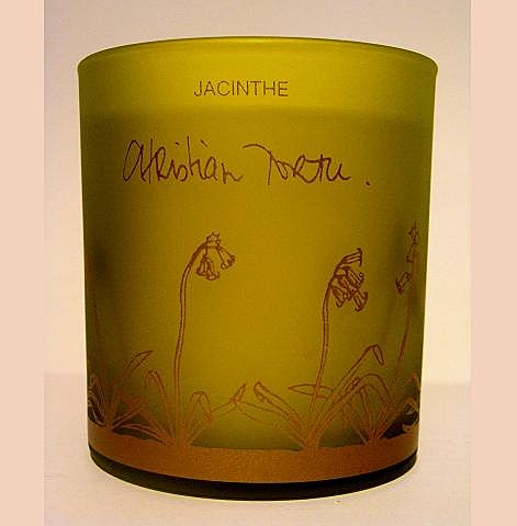 Christian Tortu propose des notes de jacinthe en février