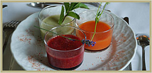 Trilogie des soupes froides estivales