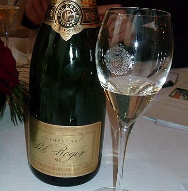 Pol Roger propose un déjeuner accompagné de ses meilleurs cuvées