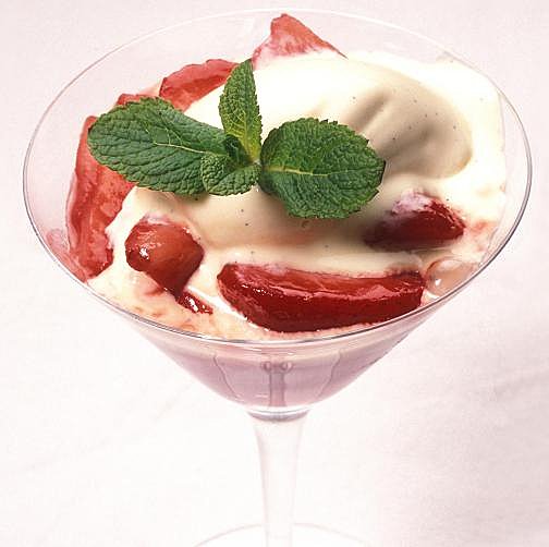 Fricassée de fraises au pineau