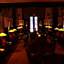 La galerie Majorelle avec son plafond peint par l'artiste