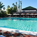 La sublime piscine de l'hôtel