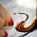 Broderie au petit point