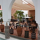 La terrasse extérieur du restaurant