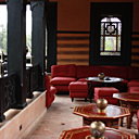 Terrasse du restaurant marocain