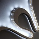 Suspension Fruits défendus bordée de Leds Suspension Fruits défendus bordée de Leds