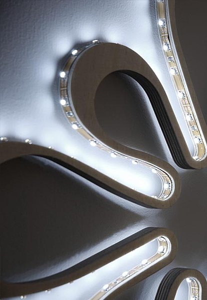 Suspension Fruits défendus bordée de Leds