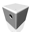 Le cube porte, un des modules de base, disponible en 5 coloris